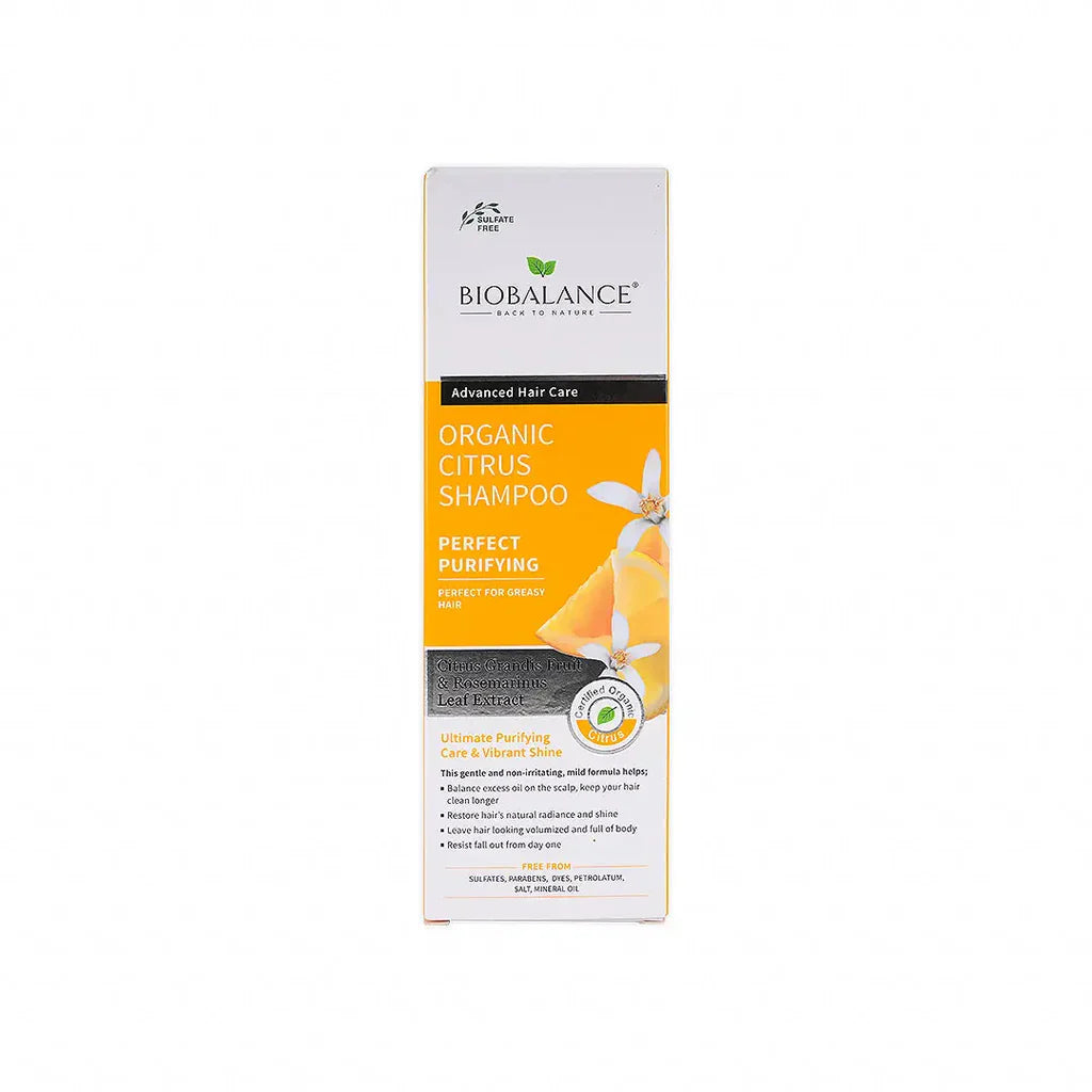 Biobalance  Organic Citrus Shampoo 330Ml - Tadawie | Premium Skincare & Healthcare in Kuwait