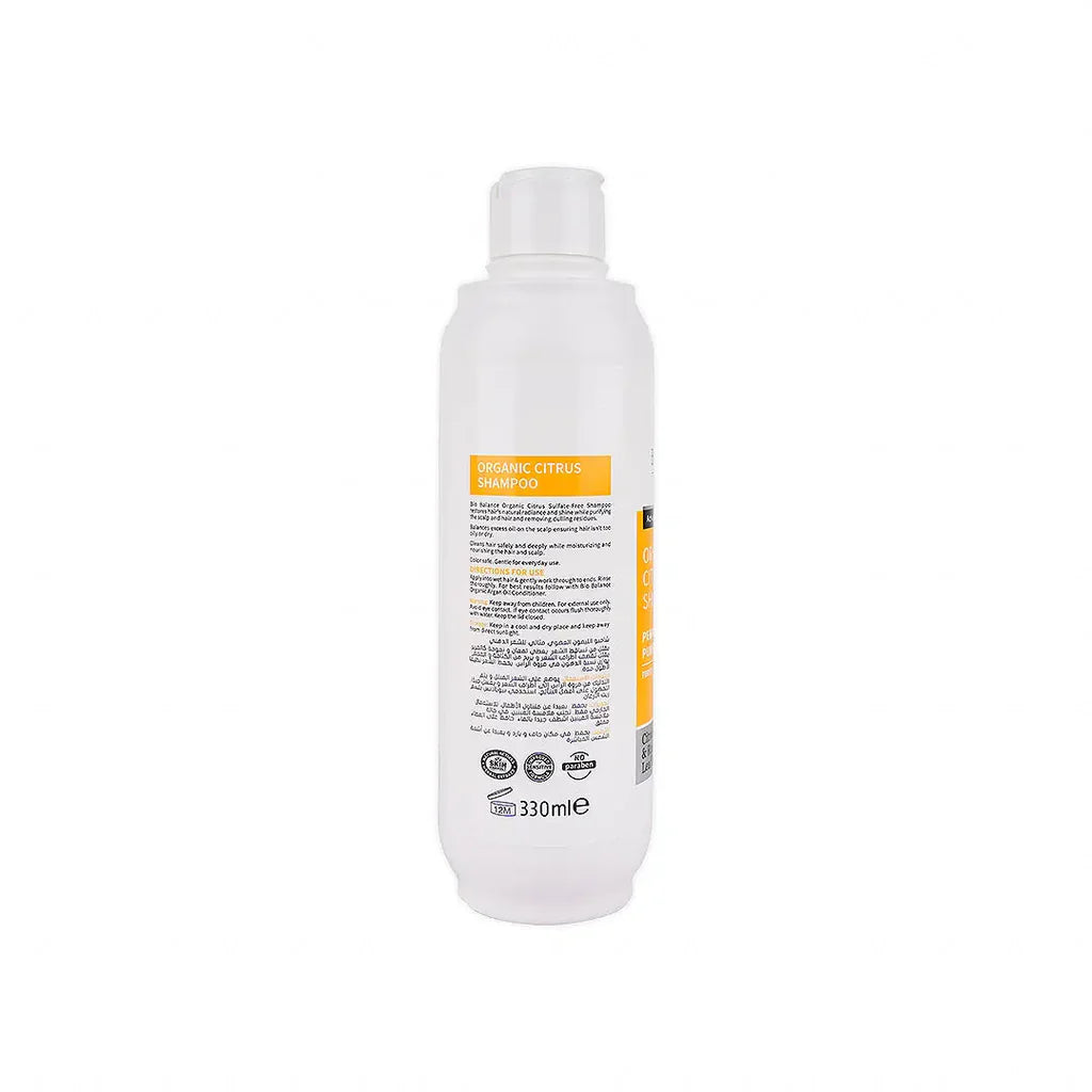 Biobalance  Organic Citrus Shampoo 330Ml - Tadawie | Premium Skincare & Healthcare in Kuwait