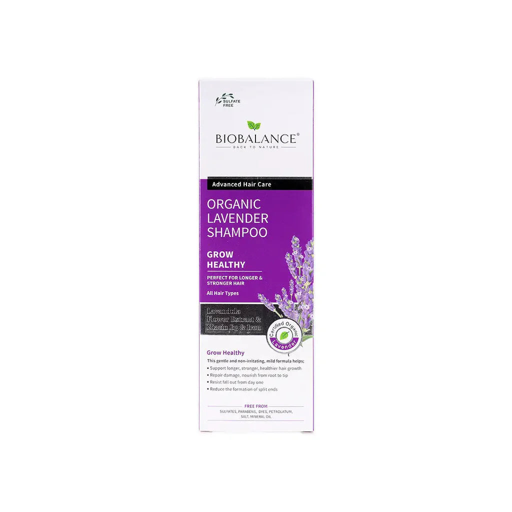 Biobalance  Organic Lavender Shampoo 330Ml - Tadawie | Premium Skincare & Healthcare in Kuwait