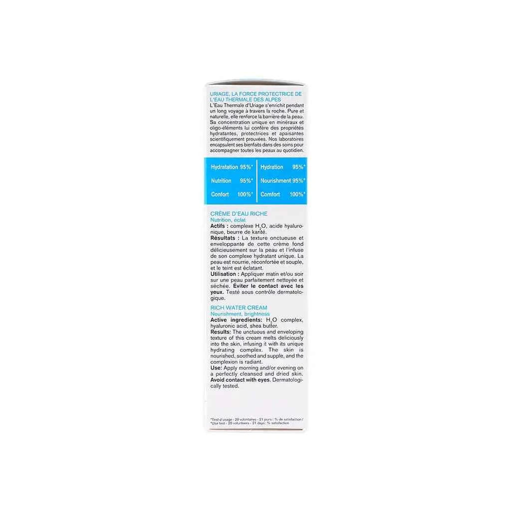 Uriage Eau Thermale Rich Water Cream 40Ml