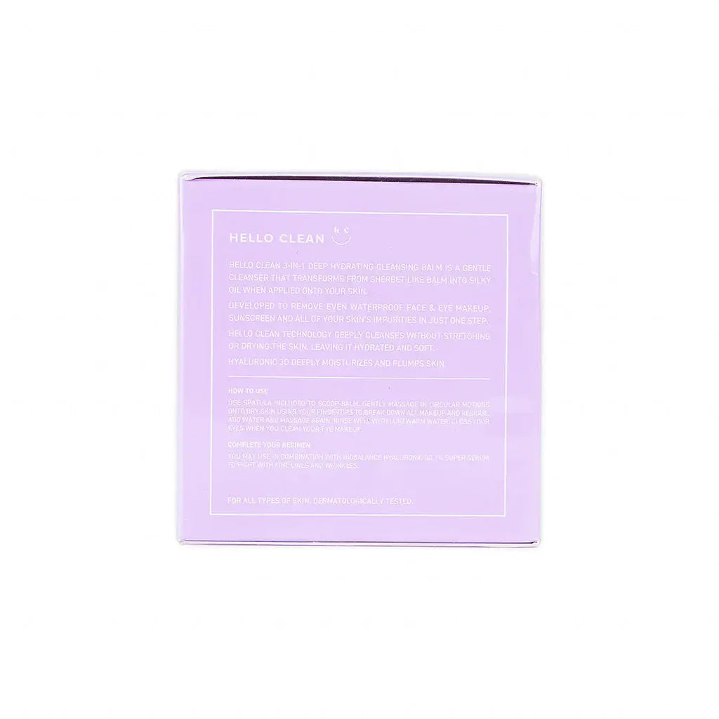 Biobalance  Hello Clean Deep Hydrating Cleansing Balm 100ml - Tadawie | Premium Skincare & Healthcare in Kuwait