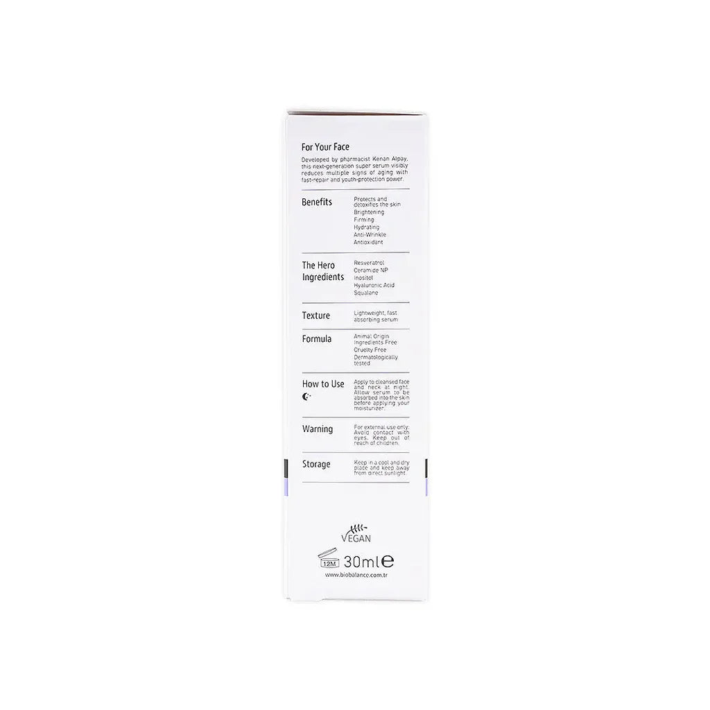 Biobalance  Advanced Night Recovery Super Serum 30ml - Tadawie | Premium Skincare & Healthcare in Kuwait