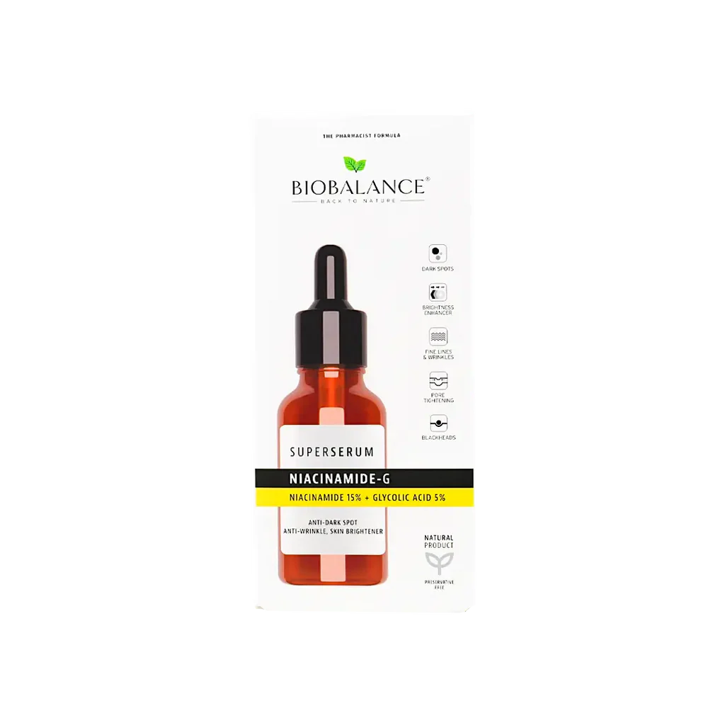 Biobalance  Niacinamide-G Super Serum 30ml - Tadawie | Premium Skincare & Healthcare in Kuwait