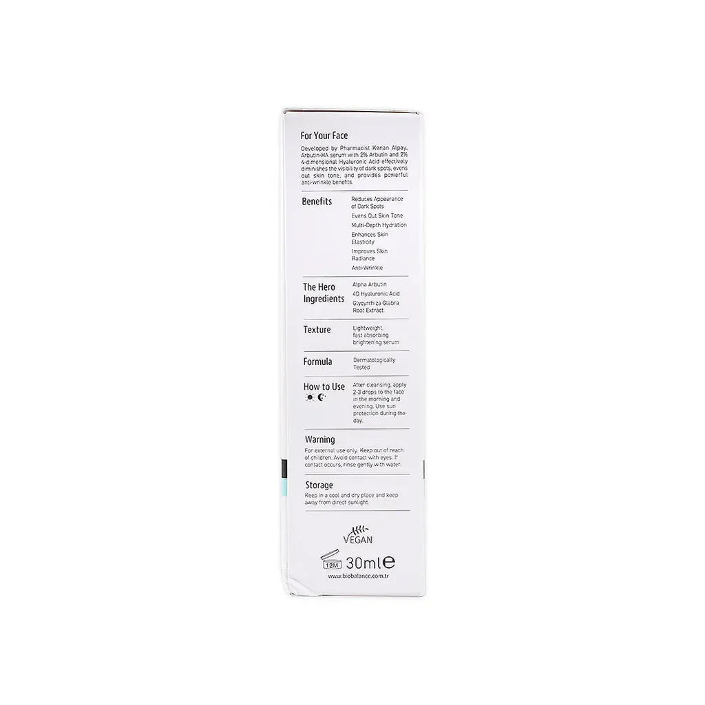 Biobalance  Arbutin-Ha Super Serum 30ml - Tadawie | Premium Skincare & Healthcare in Kuwait
