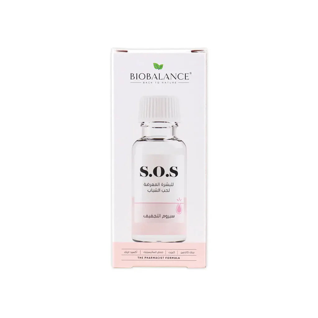 Biobalance  S.O.S Acne-Prone Skin Drying Serum 20ml - Tadawie | Premium Skincare & Healthcare in Kuwait