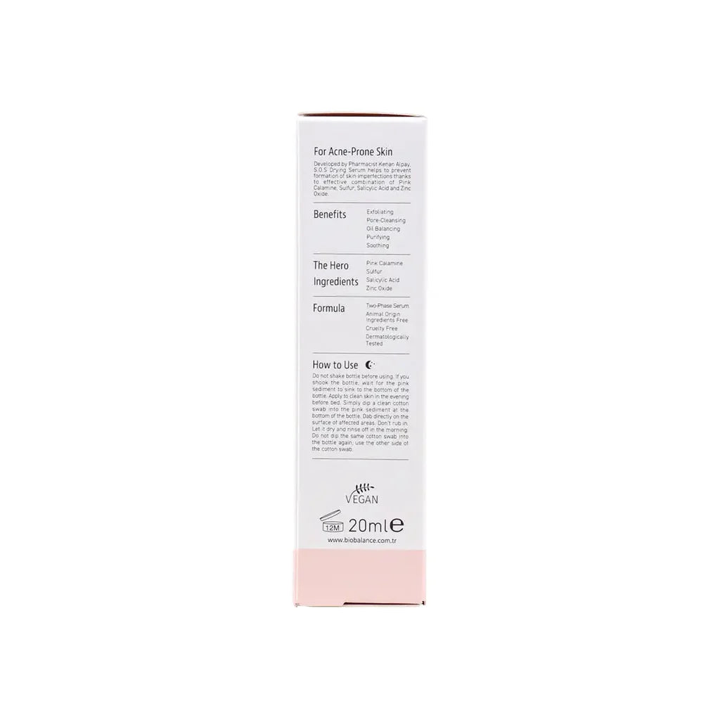 Biobalance  S.O.S Acne-Prone Skin Drying Serum 20ml - Tadawie | Premium Skincare & Healthcare in Kuwait