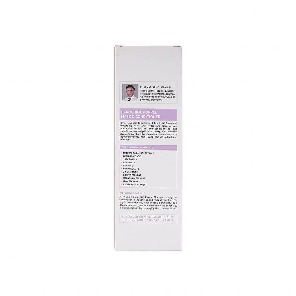 Biobalance  Bakuchiol Purple Mask & Conditioner 330ml - Tadawie | Premium Skincare & Healthcare in Kuwait