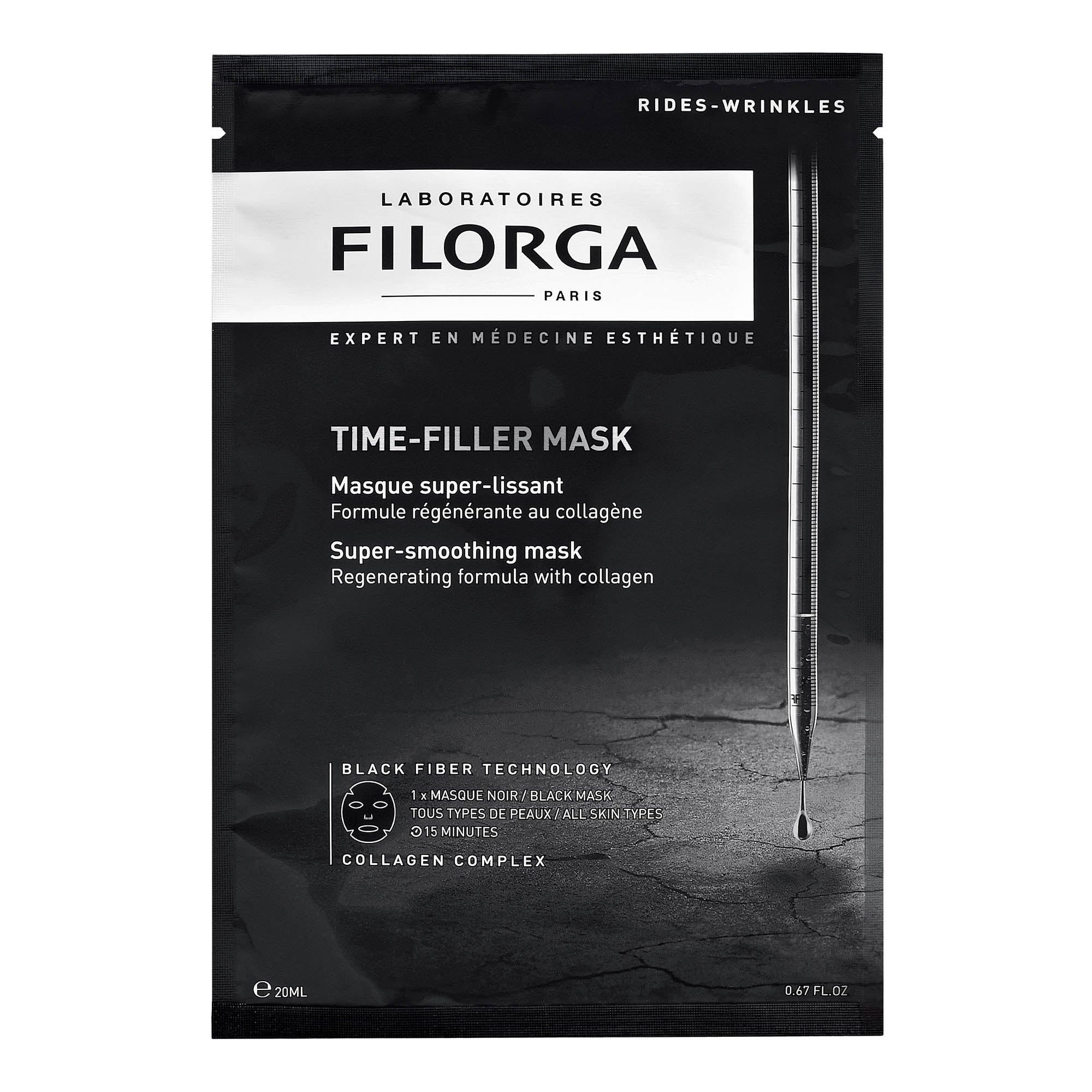 FILORGA TIME-FILLER MASK (Black Sheet Mask) - Tadawie | Premium Skincare & Healthcare in Kuwait